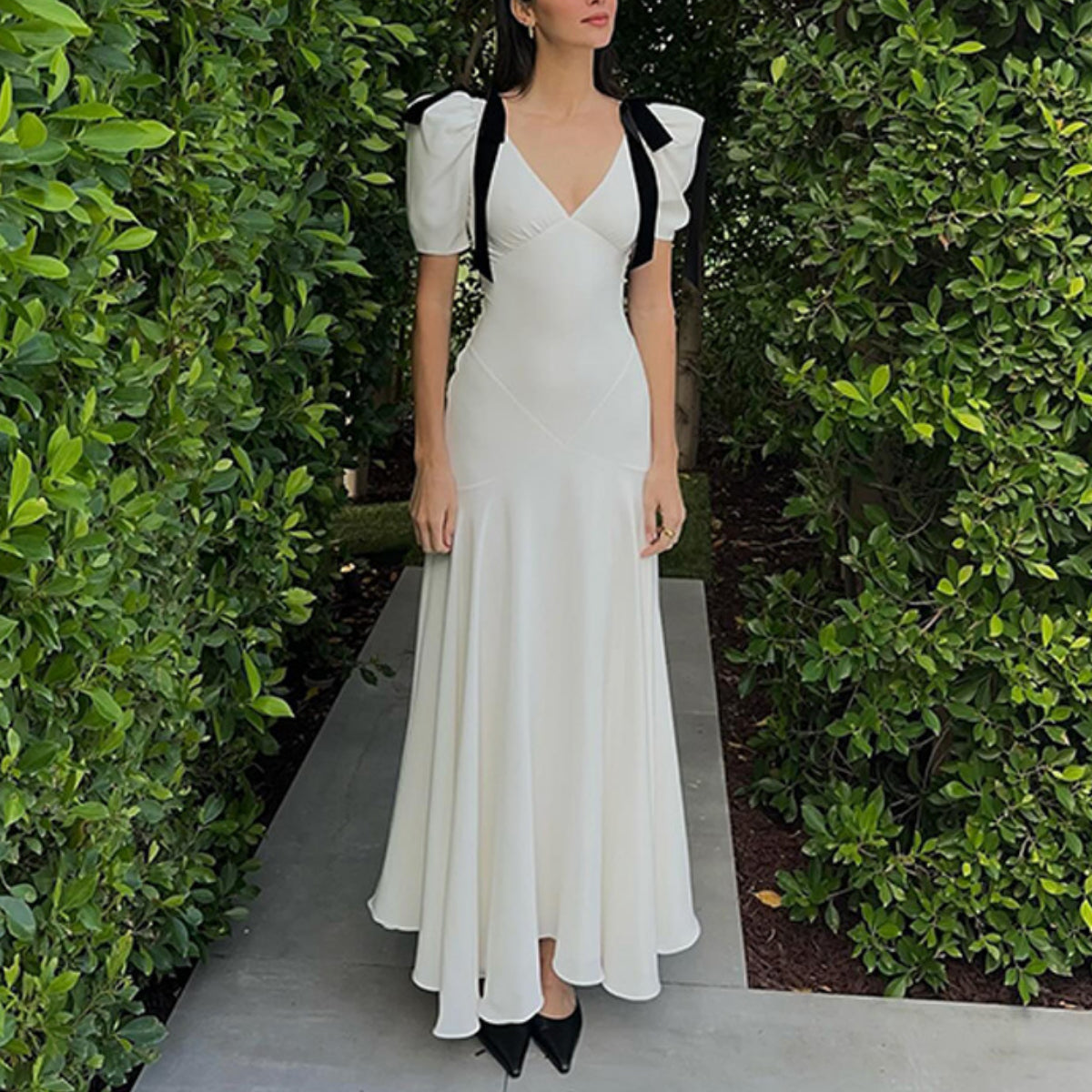 A Vintage Style Dress with Delicate Timeless Details