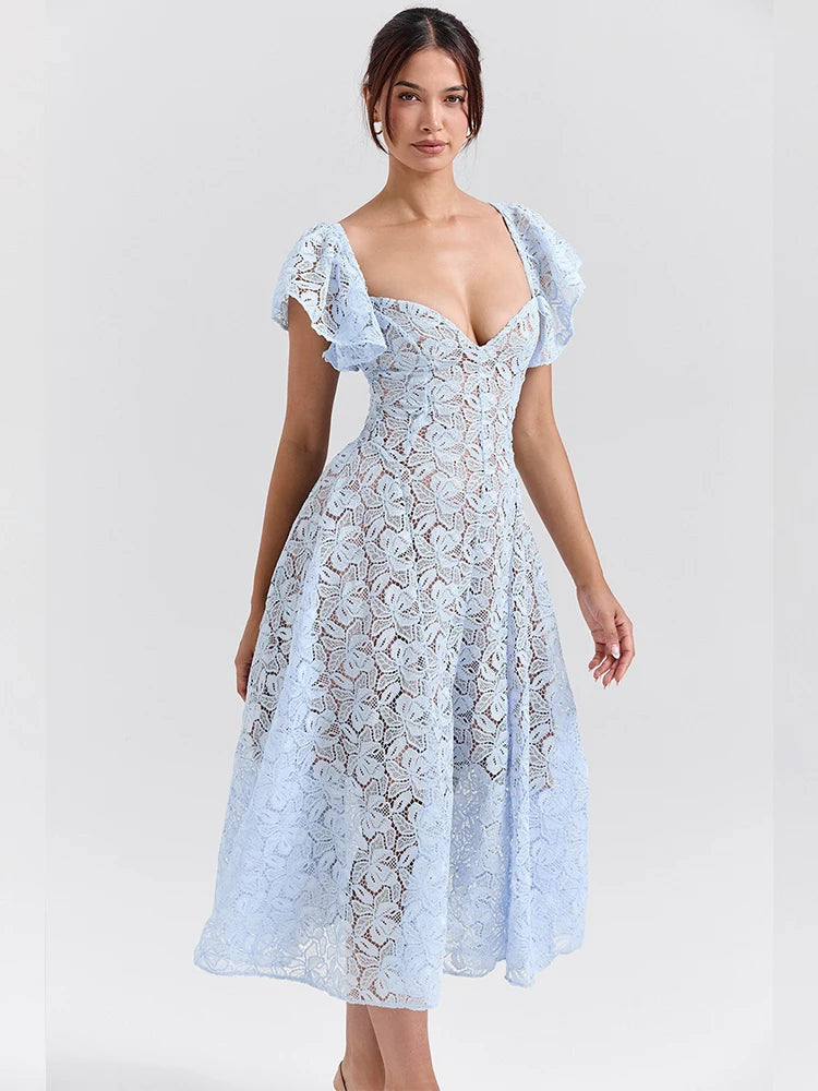 A Vintage Style Dress with Delicate Timeless Details