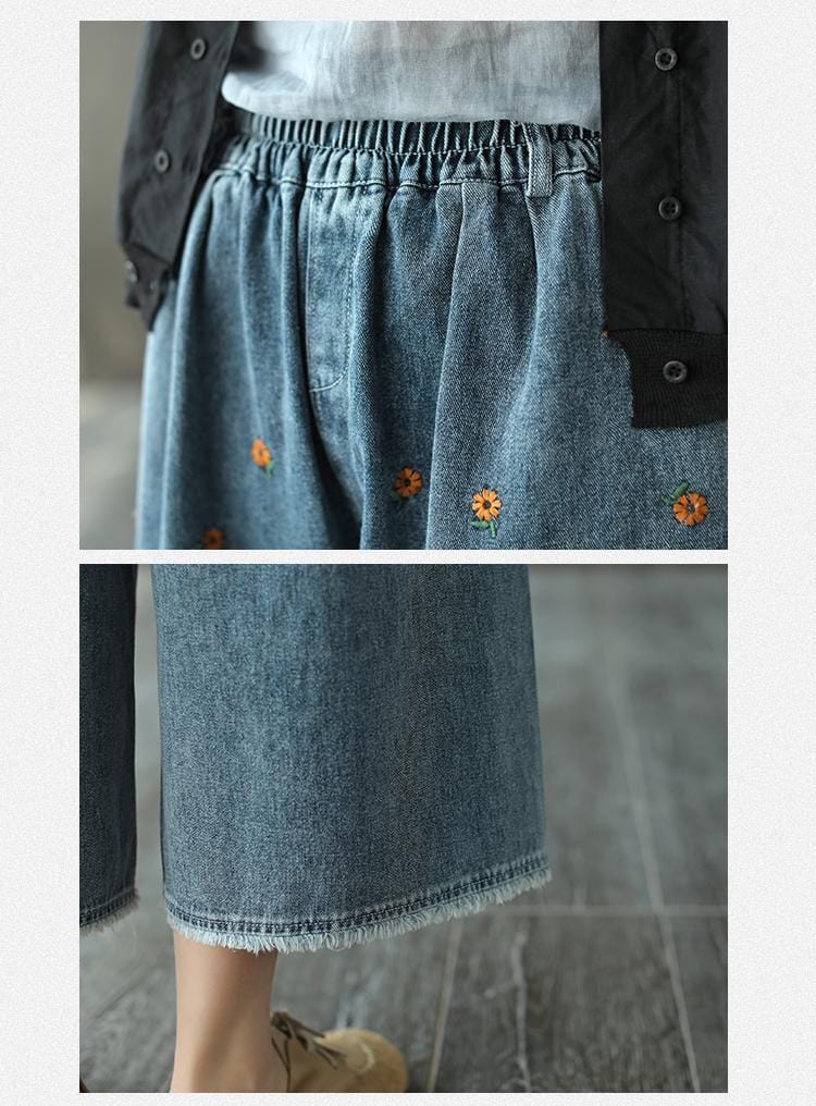 A Vintage Style Pants with Delicate Timeless Details