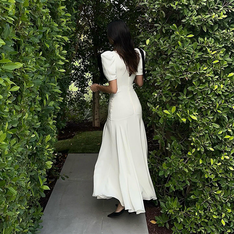 A Vintage Style Dress with Delicate Timeless Details