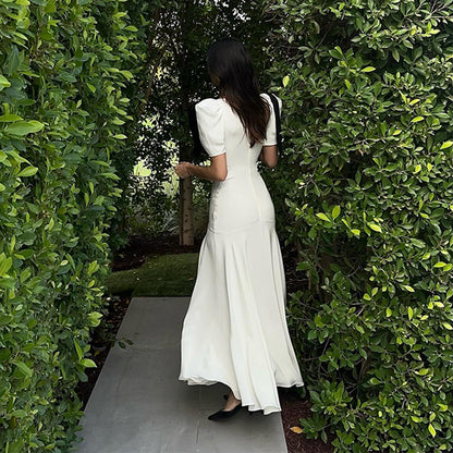 A Vintage Style Dress with Delicate Timeless Details