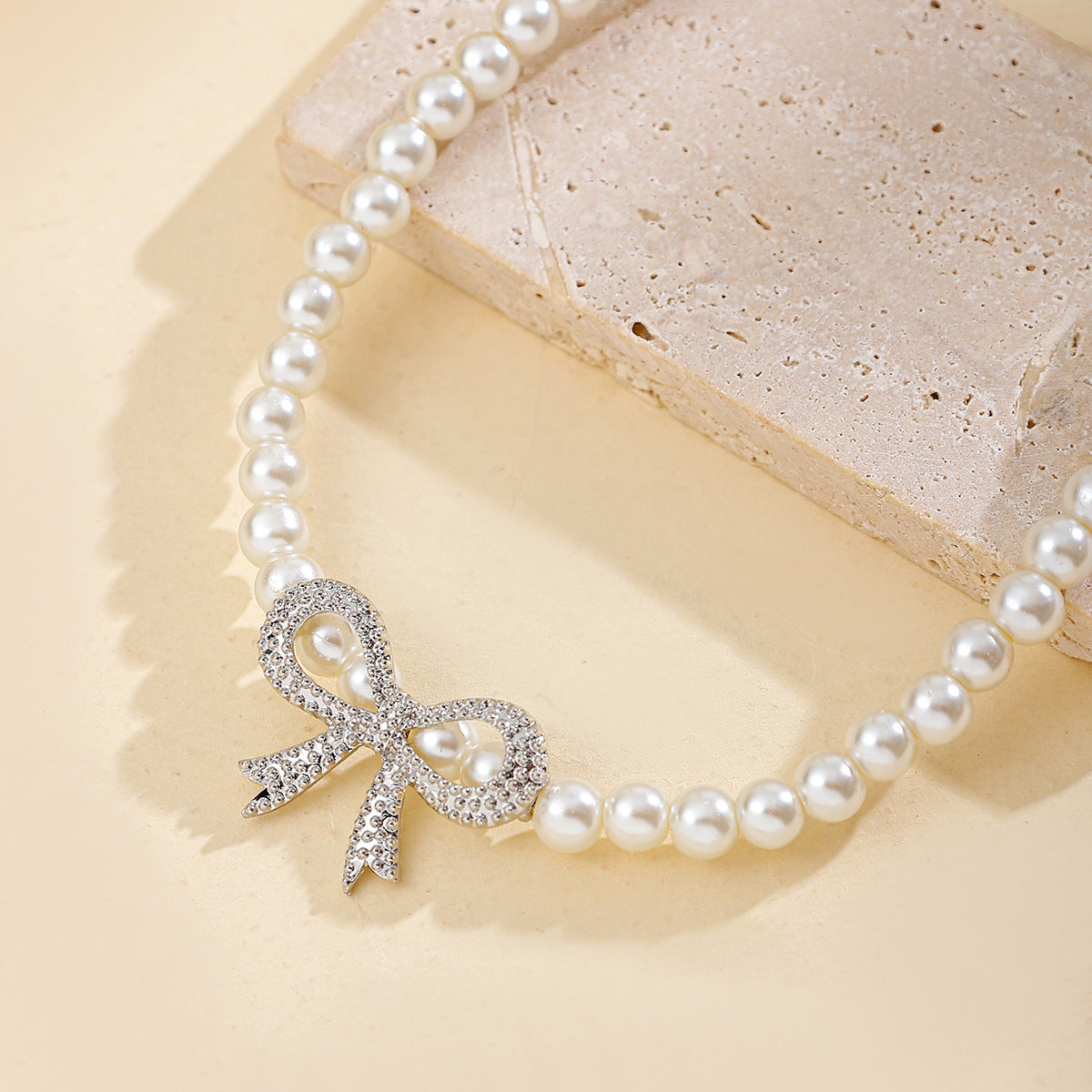 Delicate Artisan Pearl Necklace