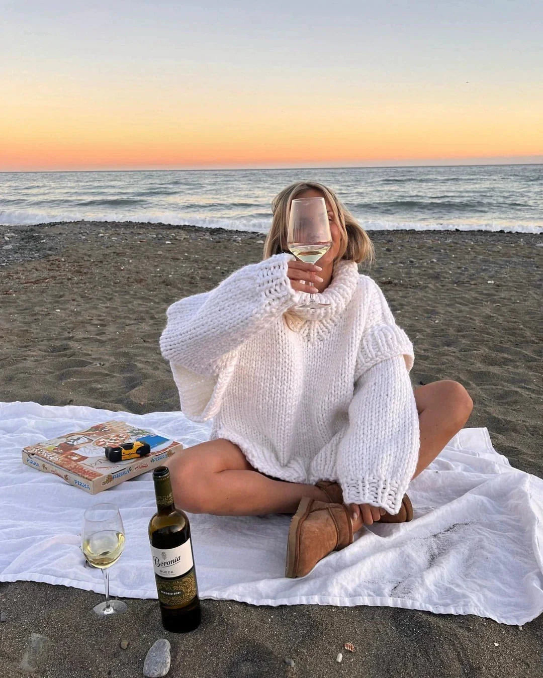 Vintage Inspired Sweater with a Contemporary Edge