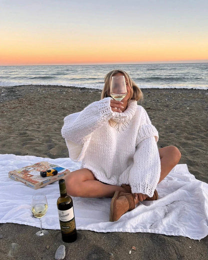 Vintage Inspired Sweater with a Contemporary Edge