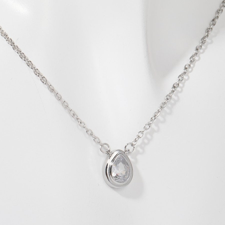Silver Water Drop Zircon
