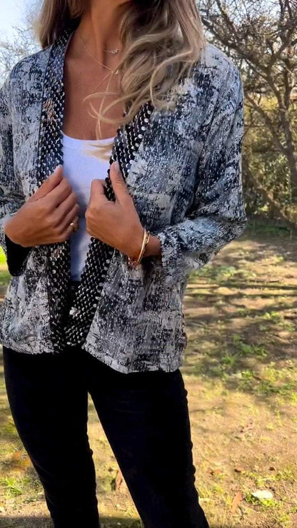 A Vintage Style Cardigan with Delicate Timeless Details