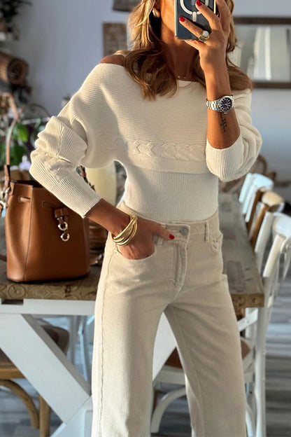 Classic Vintage Sweater with a Flattering Fit