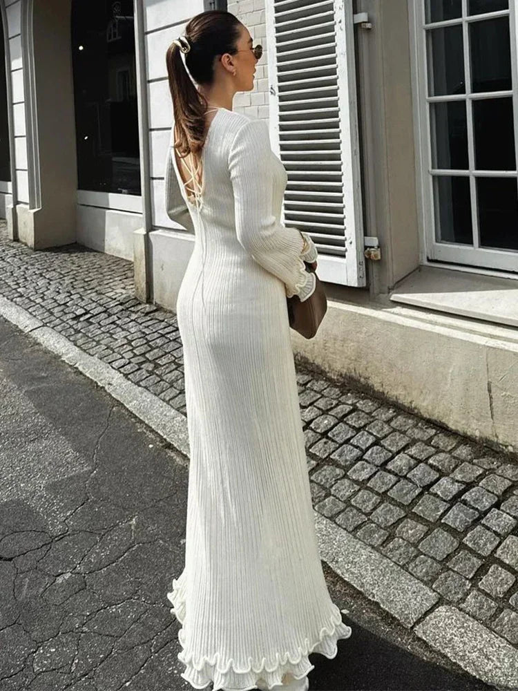A Vintage Style Dress with Delicate Timeless Details