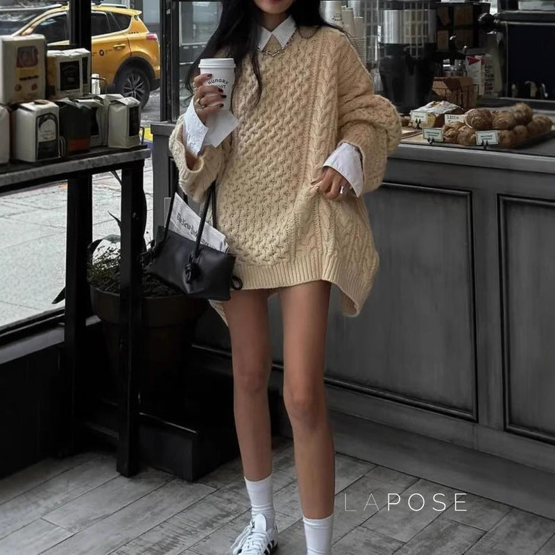 Vintage Inspired Sweater with a Contemporary Edge