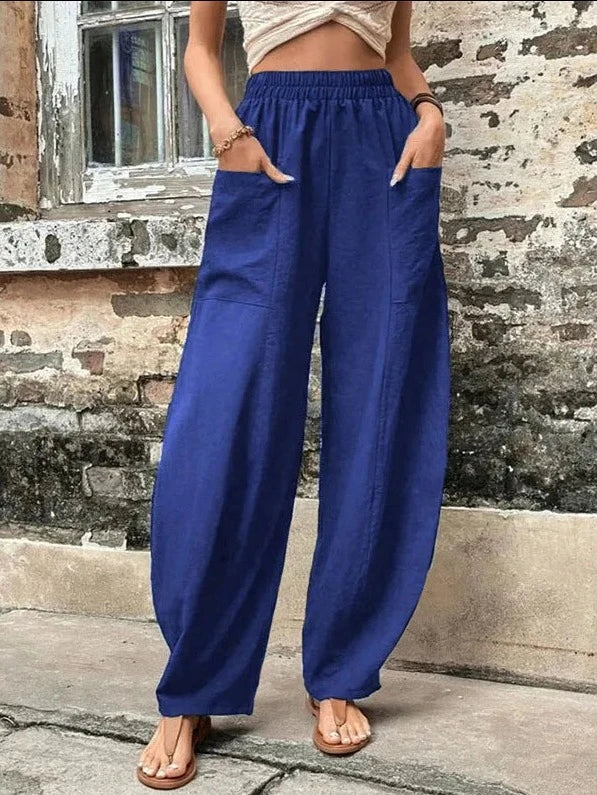 A Vintage Style Pants with Delicate Timeless Details