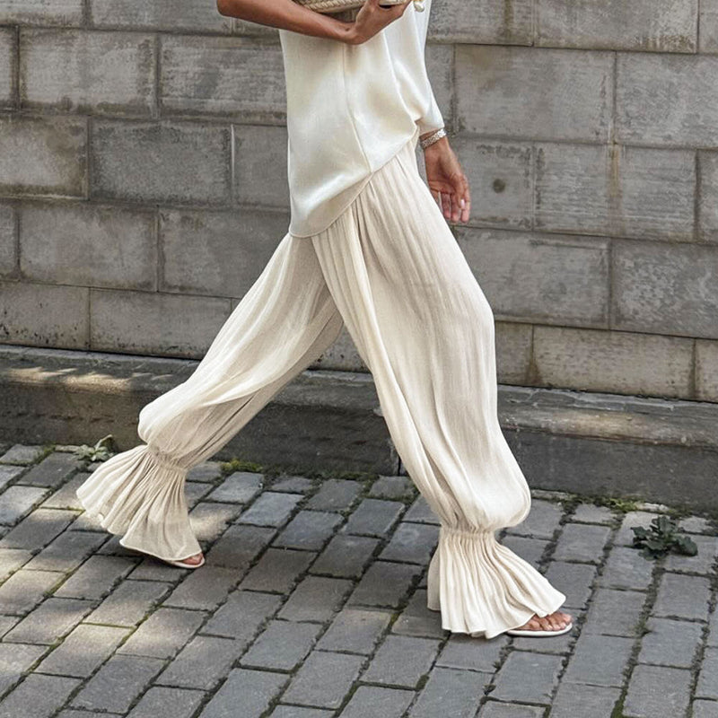 A Vintage Style Pants with Delicate Timeless Details