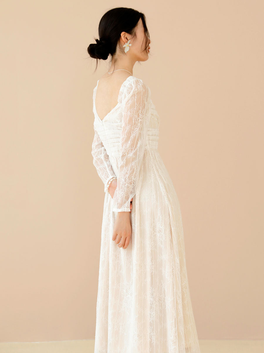 A Vintage Style Dress with Delicate Timeless Details