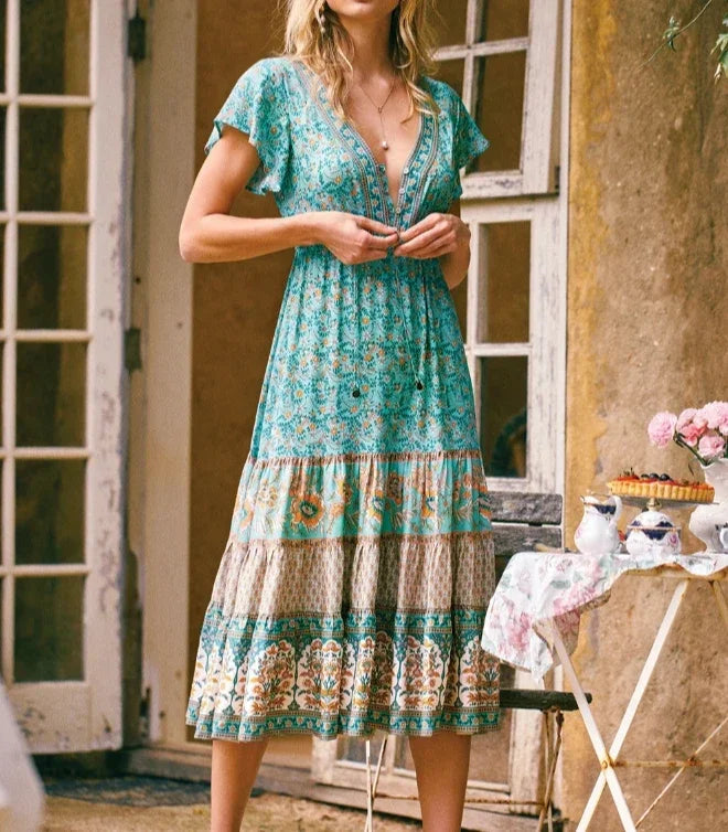 A Vintage Style Dress with Delicate Timeless Details
