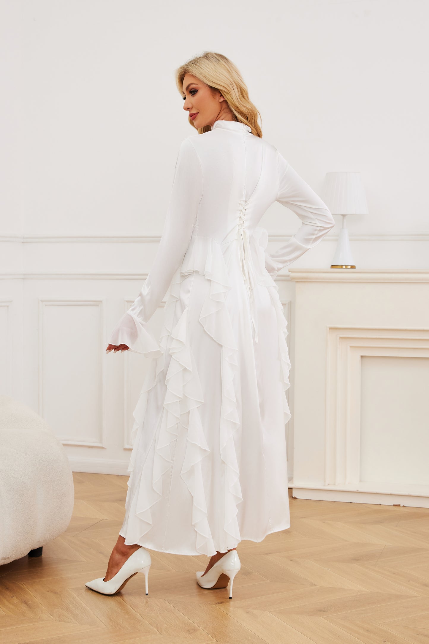 A Vintage Style Dress with Delicate Timeless Details