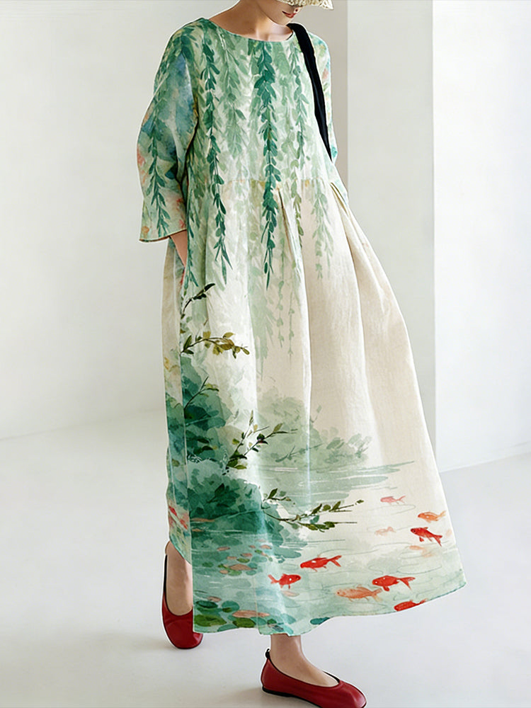 A Vintage Style Dress with Delicate Timeless Details