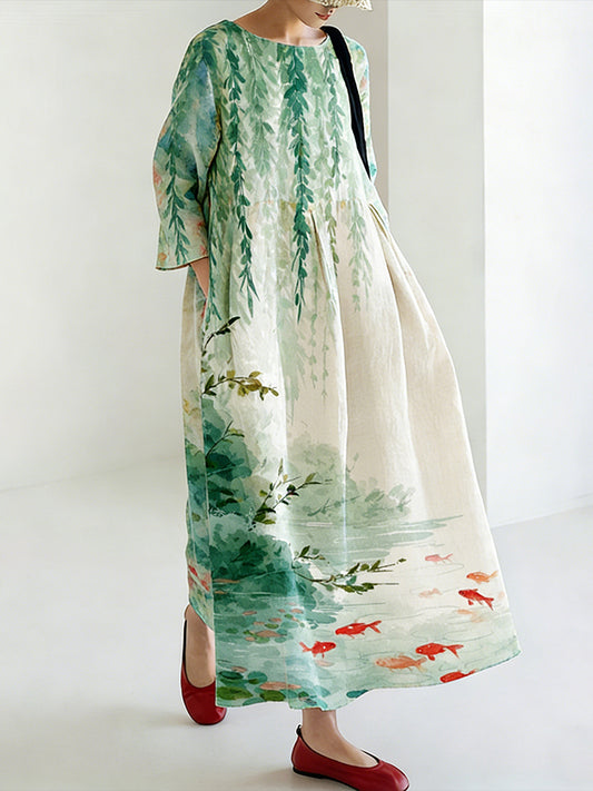 A Vintage Style Dress with Delicate Timeless Details