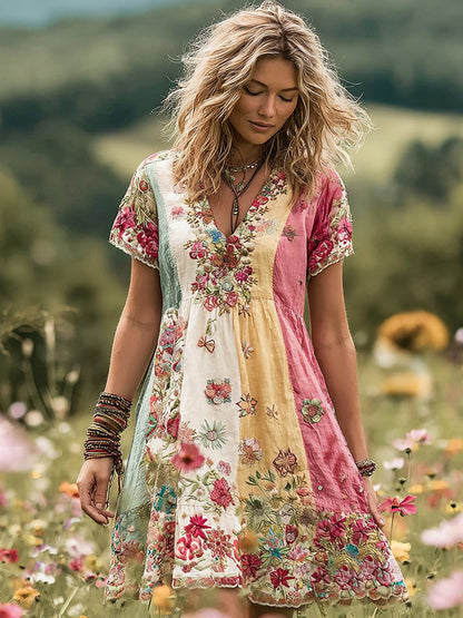 A Vintage Style Dress with Delicate Timeless Details