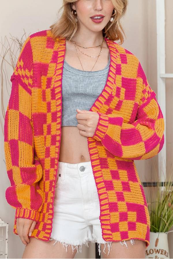 Classic Vintage Cardigan with a Flattering Fit