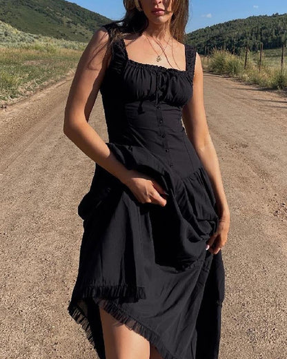 A Vintage Style Dress with Delicate Timeless Details