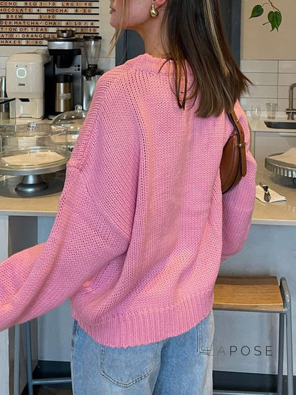 Beautifully Finished Sweater in a Timeless Design