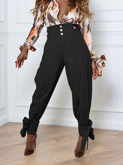 A Vintage Style Pants with Delicate Timeless Details