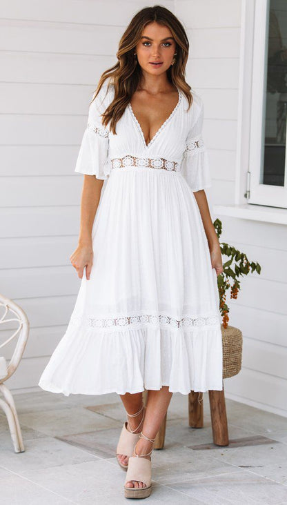 A Vintage Style Dress with Delicate Timeless Details