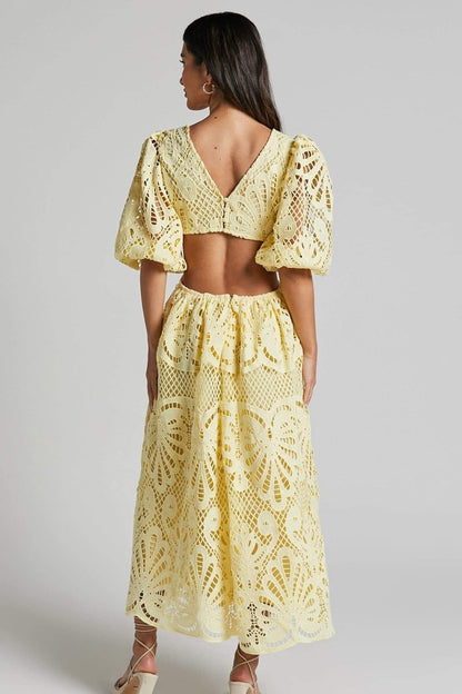 A Vintage Style Dress with Delicate Timeless Details