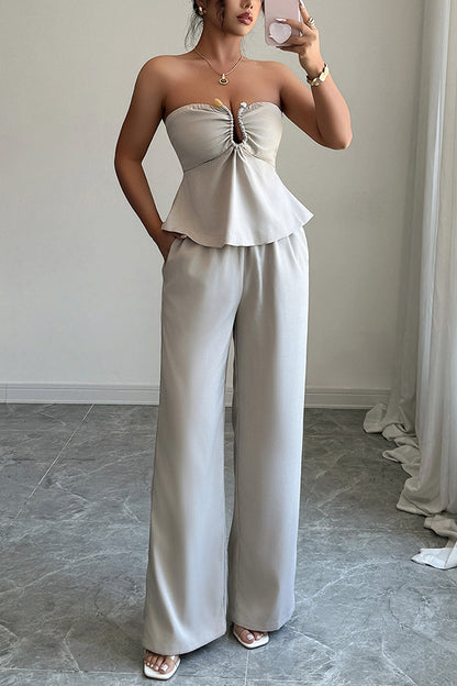 A Vintage Style Pants with Delicate Timeless Details
