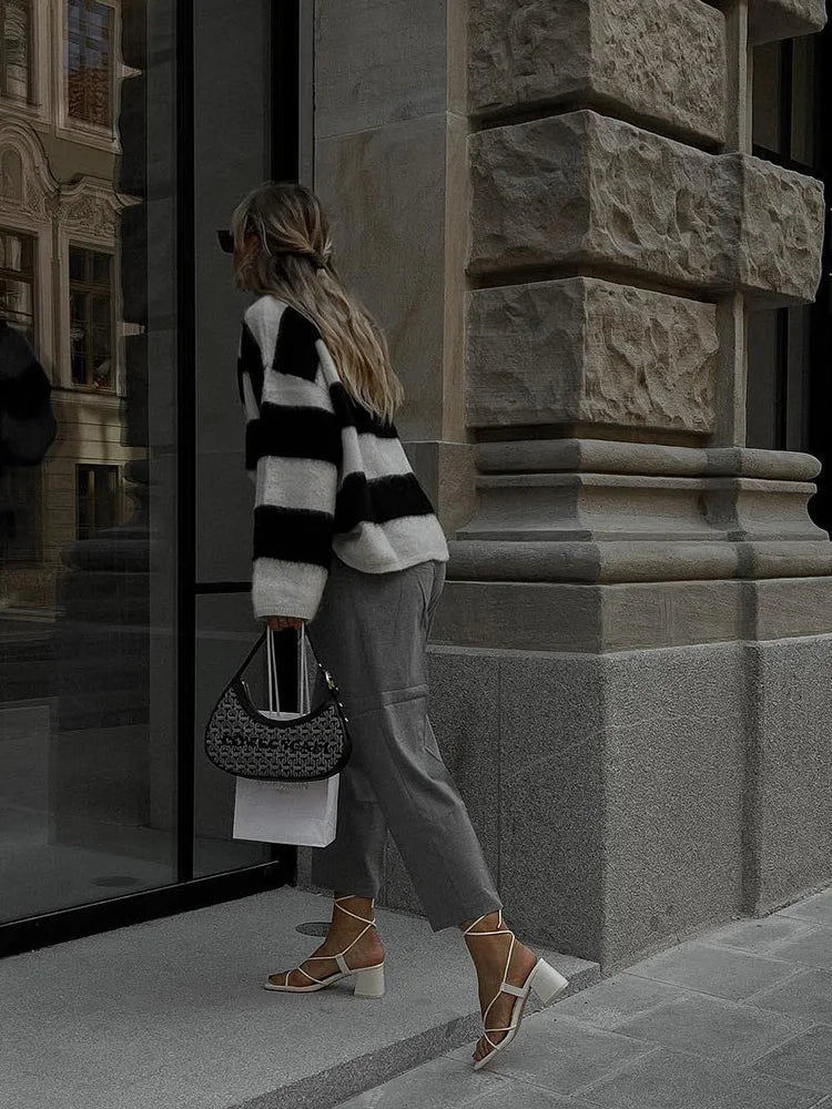 A Vintage Style Sweater with Delicate Timeless Details