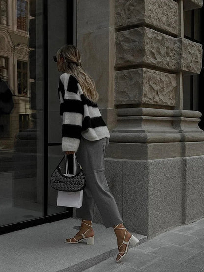 A Vintage Style Sweater with Delicate Timeless Details