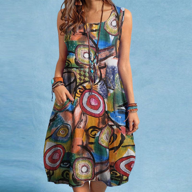 Classic Vintage Dress with a Flattering Fit