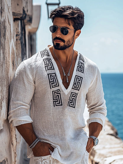 A Vintage Style Shirt with Delicate Timeless Details