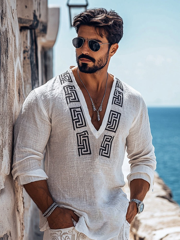 A Vintage Style Shirt with Delicate Timeless Details