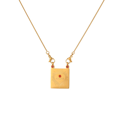 Vintage Handmade Gold Pendant