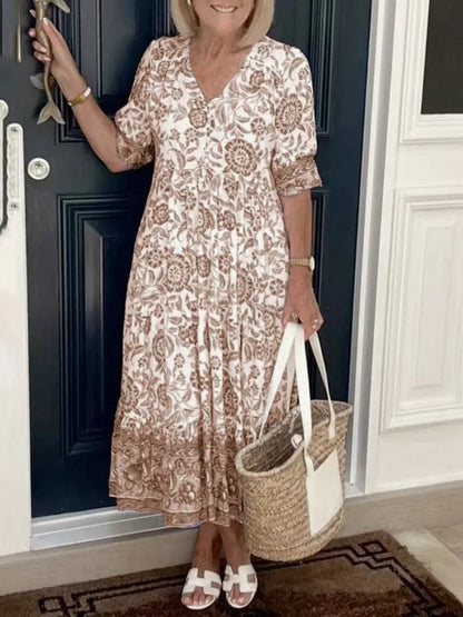 A Vintage Style Dress with Delicate Timeless Details