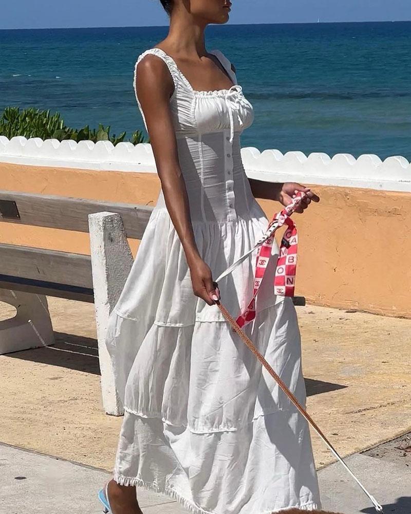 A Vintage Style Dress with Delicate Timeless Details