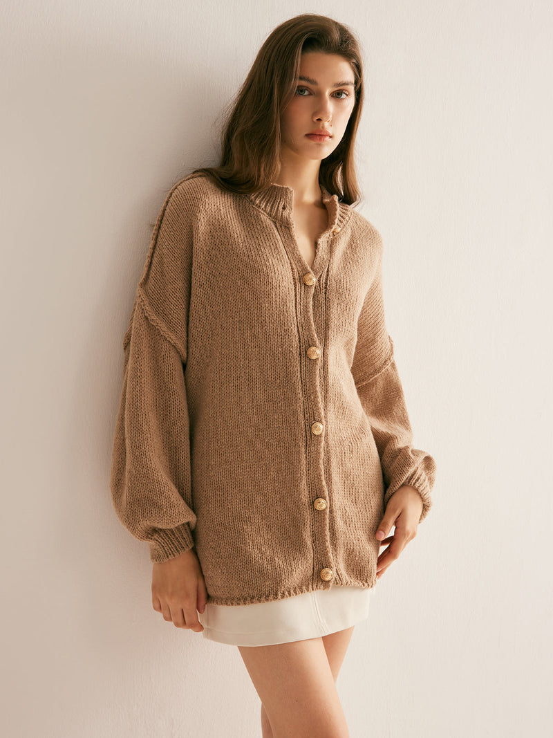 Classic Vintage Cardigan with a Flattering Fit