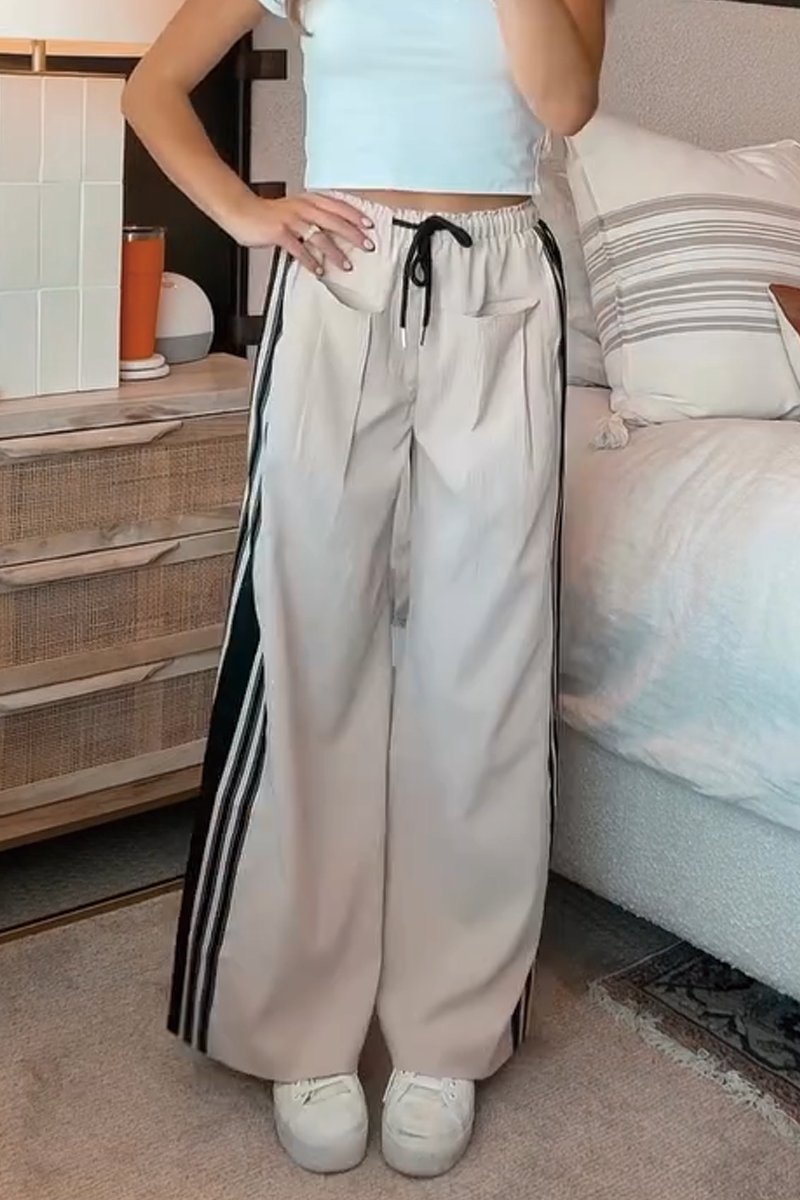 Beige and Black