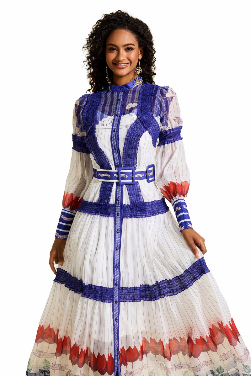 Classic Vintage Dress with a Flattering Fit