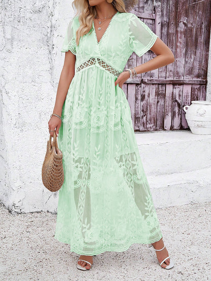 A Vintage Style Dress with Delicate Timeless Details