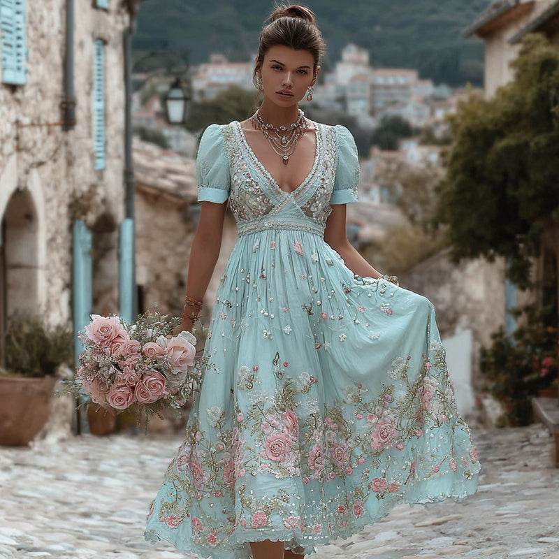 A Vintage Style Dress with Delicate Timeless Details