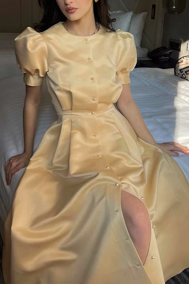 A Vintage Style Dress with Delicate Timeless Details