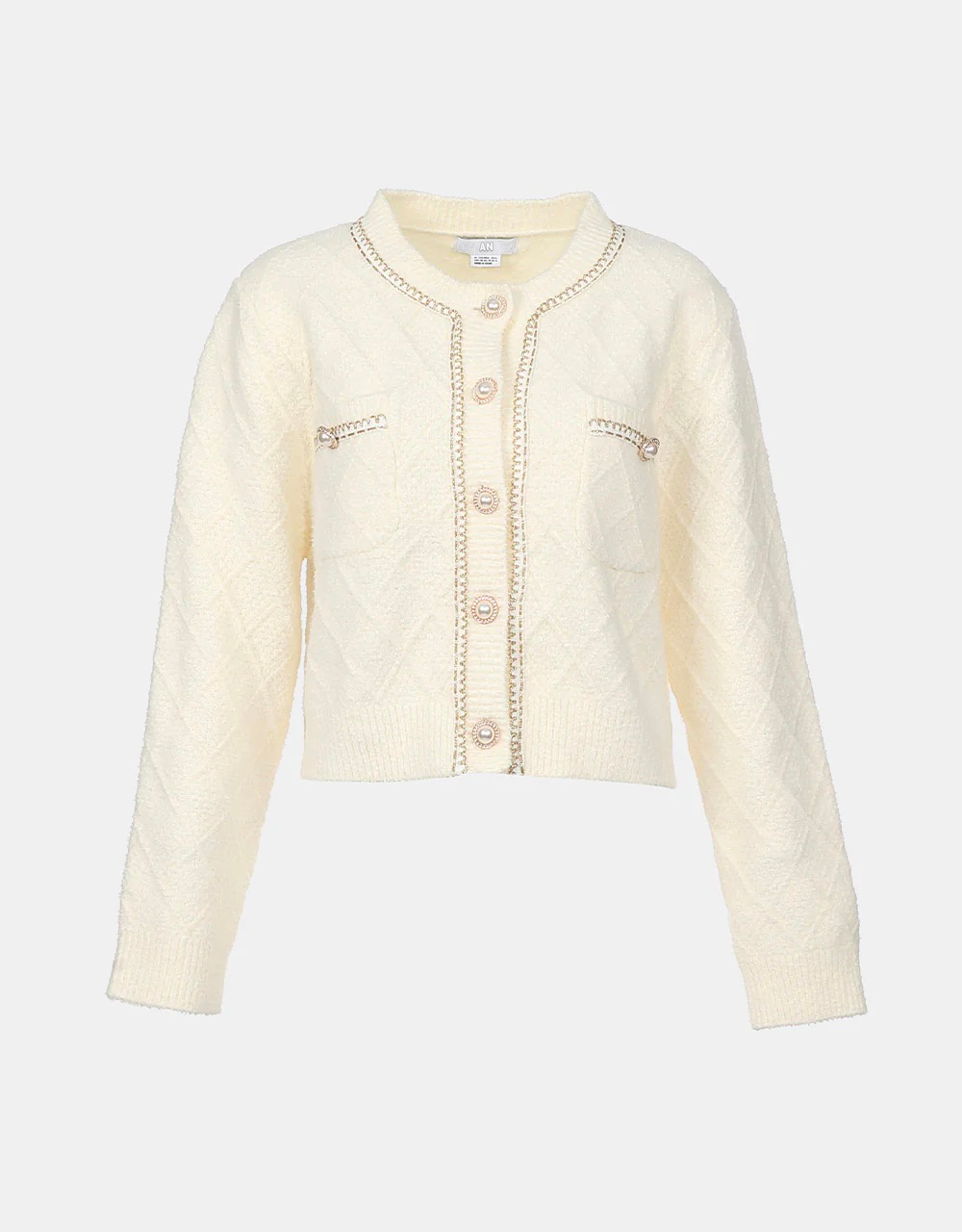 A Vintage Style Cardigan with Delicate Timeless Details