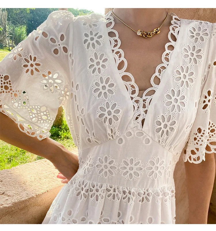 A Vintage Style Dress with Delicate Timeless Details