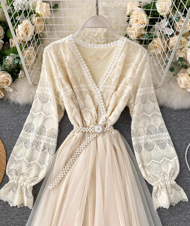 A Vintage Style Dress with Delicate Timeless Details
