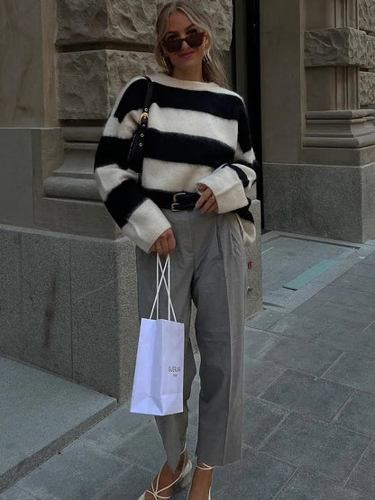 A Vintage Style Sweater with Delicate Timeless Details