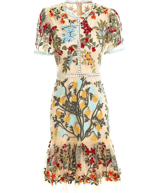 A Vintage Style Dress with Delicate Timeless Details