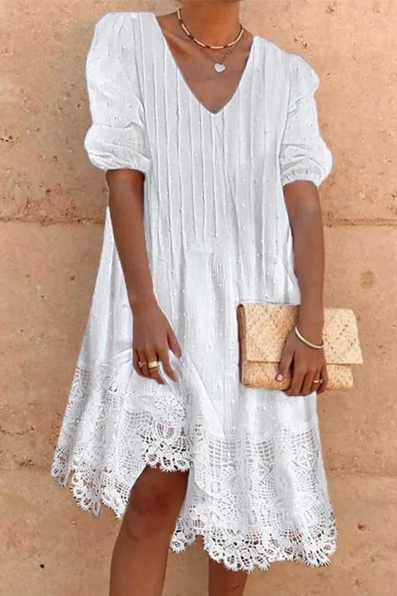 A Vintage Style Dress with Delicate Timeless Details