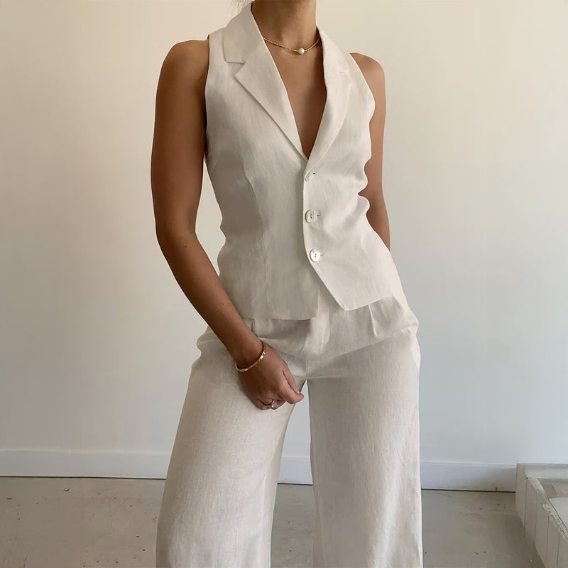 A Vintage Style Pants with Delicate Timeless Details