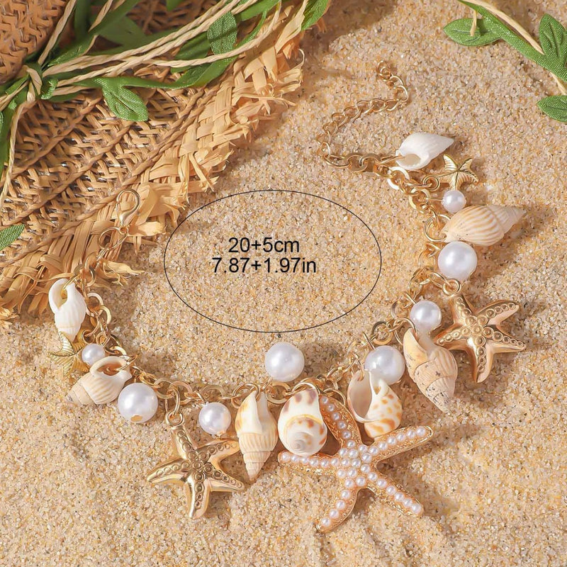 Classic Pearl Anklet with Timeless Appeal